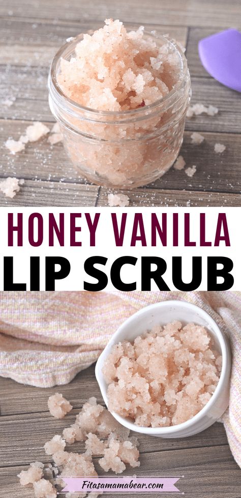 Sugar Wax Recipe Diy, Wax Recipe, Honey Lip Scrub, Scrub Recipe Diy, Diy Lip Scrub, Diy Sugar Scrub Recipe, Lip Scrub Recipe, Lip Scrub Homemade, Honey Diy