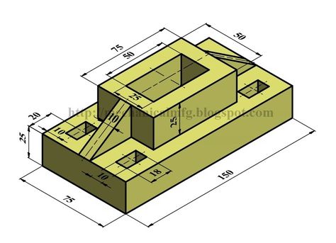 Isometric Drawing contains part design tutorial. If you want to understand and see design steps, click picture to watch it. Follow me to see more drawings. Isometric Drawing Exercises, Autocad Isometric Drawing, Solid Works, Isometric Drawing, Gossip Girl Outfits, Fusion 360, Drawing Exercises, Small House Design Plans, Autocad Drawing