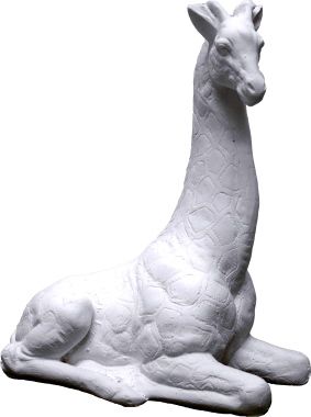 Giraffe Lying Down Plaster Statue Small - AN1267 - Plastercraft Statue School Project, Animals For Kids, Garden Sculpture, Kids Fashion, For Kids, Statue, Sculpture, Animals