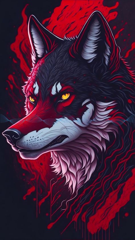 From graphic designs to AI-generated art, our pieces are perfect for anyone who loves Random Art. Alpha Werewolf Art, Cool Wolf Drawings, Evil Wolf, Lup Singuratic, Property Ads, Black Skulls Wallpaper, Wolf Drawings, Eagle Artwork, Snake Wallpaper