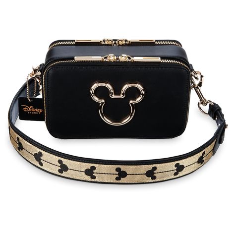 Strike A Pose With These On Trend Mickey Mouse Shoulder Bags Mickey Mouse Stuff, Black Doctor, Doctor Style, Gold Shoulder Bag, Mickey Mouse Black, Mickey Mouse Bag, Lady Dior Handbag, Disney Purse, Luxury Bags Collection