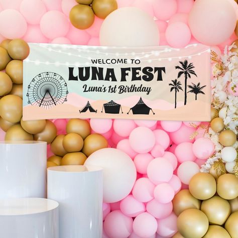 Pastel Music Festival Birthday Banner is perfect to invite your guests to your carnival themed music inspired event. Girlchella Birthday, Music Festival Themed Party, Music Festival Birthday, Coachella Party Ideas, Festival Themed Party, Kids Festival, Online Baby Shower Invites, Festival Banner, Trendy Invitations