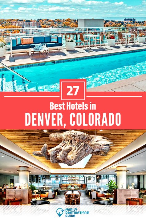 Want to see the best hotels in Denver, CO? We’re FamilyDestinationsGuide, and we’re here to help: From incredible luxury hotels and resorts, to nice budget hotels with a view, discover the BEST hotels to stay in Denver - so you get memories that last a lifetime! #denver #denverhotels #hotelsindenver #besthotelsindenver #hotelstostayindenver Where To Stay In Denver Colorado, Day Trips From Denver Colorado, Best Restaurants In Denver Colorado, Best Denver Restaurants, Denver Colorado Ski Resorts, Denver Hotels Downtown, Denver Hotels, Union Station Denver, Denver Zoo