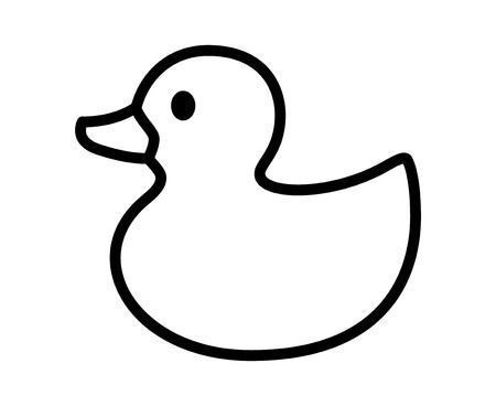 Tiara Drawing, Duck Outline, Duck Clipart, Art Outline, Duck Tattoos, Easy Cartoon, Duck Drawing, Baby Cartoon Drawing, Duck Art