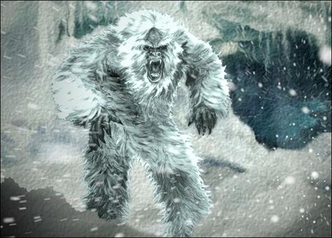 Yeti Yeti Bigfoot, Pie Grande, Bigfoot Art, Abominable Snowman, Bigfoot Sasquatch, Legends And Myths, Loch Ness Monster, Legendary Creature, Weird Creatures