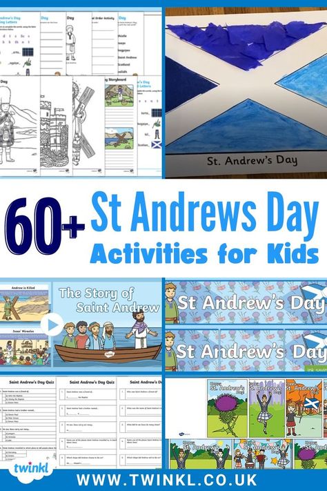 St Andrews Day Activities for Kids St Andrews Activities For Kids, St Andrews Day Crafts For Kids, St Andrews Day Activities, St Andrews Day Activities For Kids, St Andrews Day, Saint Andrew, Sequencing Worksheets, Saint Andrews, Eyfs Activities