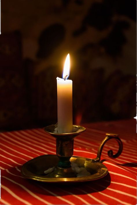 Old Fashioned Candle Holder, Candle Light Reference, Medieval Candle Holder, Chinese Candle, Medieval Candle, Candle In The Dark, Candle Picture, Metal Candelabra, Old Candles