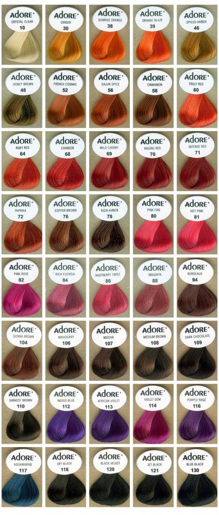 creative image adore - Google Search Creative Image Adore Dye Hair Colors, Natural Dyed Locs, Adore Hair Dye Chart, Adore Hair Colors, Pink Adore Hair Dye, French Cognac Hair Color, Adore Red Hair Dye, Hair Dye Chart, Adore Hair Color