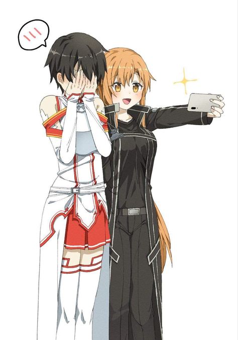 Kirito X Asuna, Sao Kirito And Asuna, Sao Characters, Kirito Sao, Asuna Sao, Sao Anime, Asuna Yuuki, Accel World, Tous Les Anime