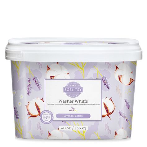 In-Wash Scent Booster | Scentsy Washer Whiffs Scentsy Laundry, Scentsy Washer Whiffs, Washer Drum, Lavender Cotton, Scent Warmers, Scentsy Buddy, Scentsy Party, Scent Booster, Scentsy Fragrance