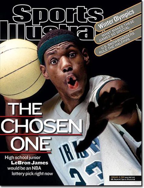 LeBron unsuccessfully petitioned to be allowed to declare for the NBA Draft after his junior year of high school. | 21 Things About LeBron James That Will Surprise You Lebron James Poster, Slam Magazine, James King, Sports Illustrated Cover, Kobe Lebron, King Lebron James, King Lebron, Sports Illustrated Covers, Illustrated Magazine