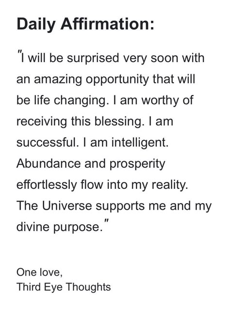 Law Of Universe, Wealth Affirmations Money, Affirmation Morning, Confidence Motivation, Morning Mantra, Wealth Dna Code, Manifestation Meditation, Healing Affirmations, Manifesting Vision Board