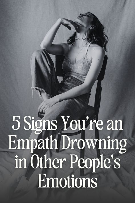 Are you constantly absorbing the energy around you, feeling overwhelmed by the emotions of others? You might be an empath! This pin highlights five unmistakable signs that indicate you're not just sensitive, but deeply empathetic to the feelings of those around you. Being An Empath, Empathetic People, Intuitive Empath, Empath Protection, Protect Your Energy, Introvert Problems, An Empath, The Emotions, Toxic People