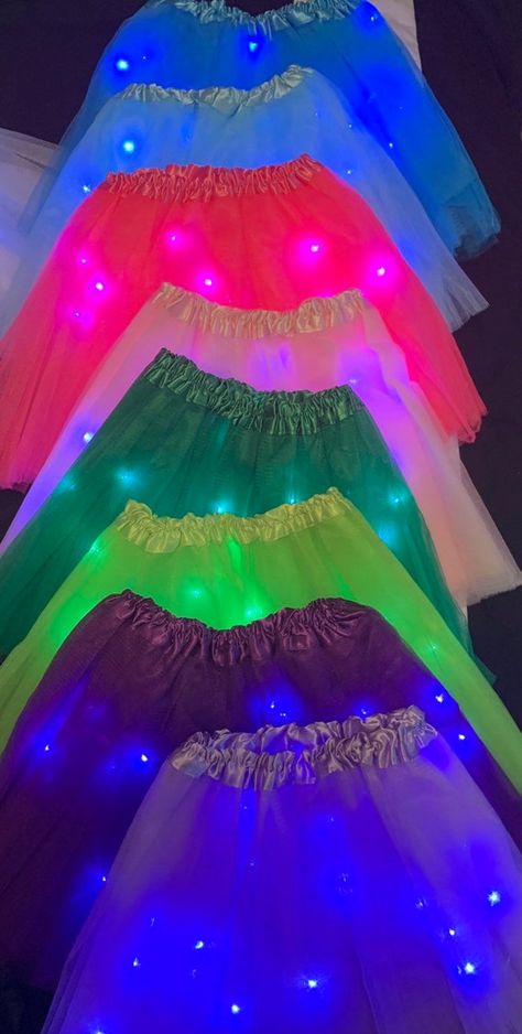 Glow Party Outfit, Neon Party Outfits, Led Tutu, Glow In Dark Party, Neon Birthday Party, Glow Birthday Party, Sweet Sixteen Birthday Party Ideas, Neon Birthday, Glow Birthday