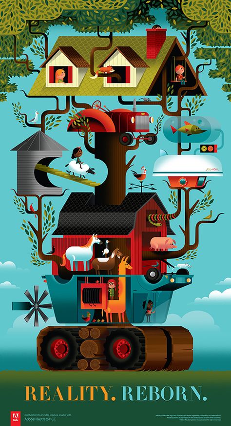 Always exciting to discover new from Invisible Creature. Be sure to read the interview with them on The Great Discontent. Invisible Creature, Adobe Illustrator Tutorials, Affinity Designer, Illustrator Tutorials, Illustrations And Posters, Childrens Illustrations, Editorial Illustration, Photoshop Illustrator, Children's Book Illustration