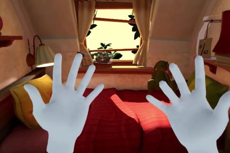 Oculus Quest can now give you beautifully tracked virtual hands in VR Vr Aesthetic, Hand Silhouette, Oculus Vr, Brochure Design Layout, Oculus Quest, Vr Experience, Vr Games, Davos, Design Layout