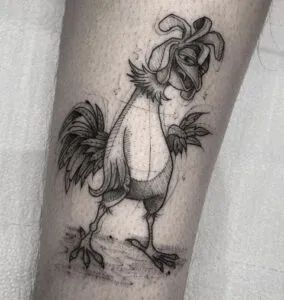 Chicken Joe Tattoo, Hold Fast Tattoo, Chicken Joe, Chicken Tattoo, Polish Tattoos, Hipster Tattoo, Dove Tattoos, Simple Tattoos For Guys, Special Tattoos