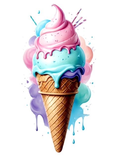 Ice Cream Graphic Design, Ice Cream Poster Design, Ice Cream Social Media, Poster Ice Cream, Summer Social Media, Cream Images, Social Media Summer, Ice Cream Png, Ice Cream Pictures