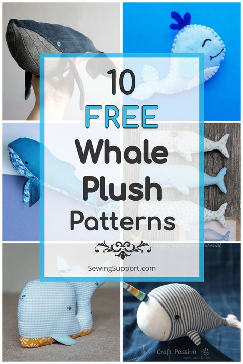 Free Whale Plush Patterns to Sew Diy Whale Stuffed Animal, Free Animal Sewing Patterns Stuffed Toy, Whale Shark Pattern Sewing, Denim Whale Pattern Free, Whale Plush Pattern Free, Whale Soft Toy Pattern, Whale Shark Sewing Pattern Free, Stuffed Shark Sewing Pattern Free, Whale Pattern Sewing Free