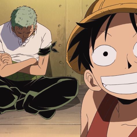 Luffy Zoro Pfp, Zoro Icons Aesthetic, Anime Slideshow, Zoro And Luffy, Zoro Icons, Luffy And Zoro, Anime Bedroom Ideas, Zoro Luffy, One Piece Icons