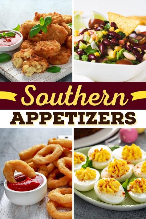 Southern Snacks Appetizers, Southern Party Food, Southern Food Appetizers, Cornbread Appetizer, Appetizers Easy Recipes, Southern Party, Comfort Food Appetizers, Southern Appetizers, Best Party Appetizers