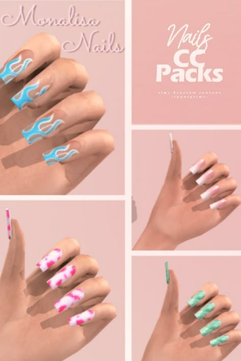 nails cc Sims Nails, Sims 4 Nails, Sims 4 Piercings, Sims 4 Cheats, Sims 4 Tsr, Sims 4 Cas Mods, The Sims 4 Pc, Pelo Sims, Free Sims 4