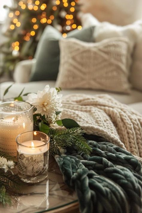 Winter Color Palettes: Cozy and Inviting Cozy Colour Palette, Green Winter Aesthetic, Winter Cozy Aesthetic, Winter Cozy Home, Winter Home Decor Cozy, January Vibes, Winter Vibes Cozy, Cozy December, Cozy Winter Aesthetic