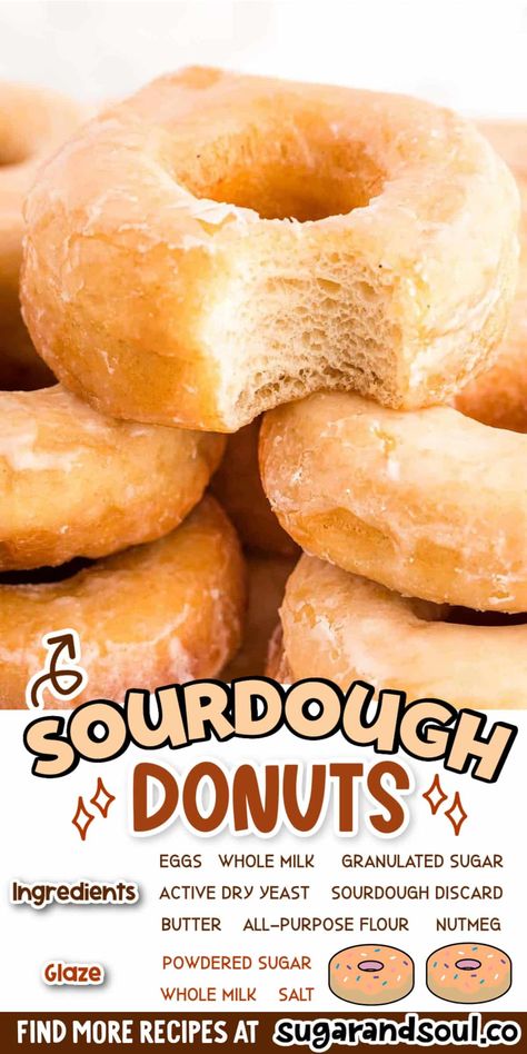 Discard Donut Recipe, Discard Donut Recipes, Sourdough Donuts Fried, Sourdough Discard Doughnut Recipe, Sourdough Discard Donut Recipes, Sourdough Doughnut Recipe, Sourdough Donut, Sourdough Donut Recipe, Donut Recipe Fried