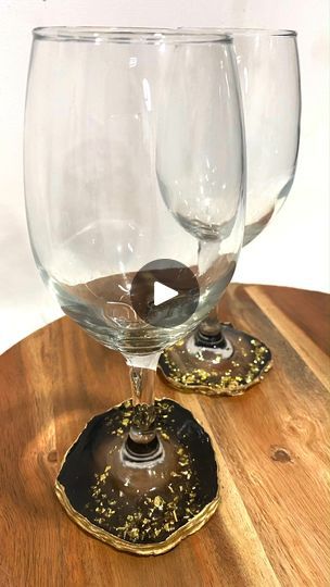 Large Silicone Molds, Diy Silicone Molds, Packing Tape, Hot Glue, Resin Diy, Resin Crafts, Resin Art, Silicone Molds, Wine Glasses