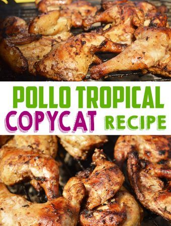 This Pollo Tropical Chicken Recipe is one of my favorite copycat recipes. The tropic pollo marinade is bursting with citrus and tropical flavors to satisfy hungry taste buds. Cuban Chicken Marinade, Polo Tropical Chicken Recipe, Caribbean Chicken Marinade, Tropical Grille Copycat Sauce, Goya Chicken Recipes, Pollo Tropical Pineapple Rum Sauce, Kona Grill Copycat Recipes, Pollo Tropical Spicy Poyo Poyo Sauce, Copycat Chicken Recipes Restaurants