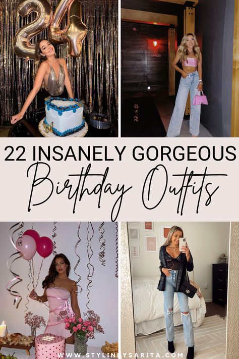 birthday outfits for women Cute Birthday Outfit Ideas, 30th Birthday Outfit Ideas For Women, Birthday Party Outfit Women, Dinner Outfit Spring, Spring Birthday Outfit, 30th Birthday Outfit, 40th Birthday Themes, Birthday Cocktail Party, Summer Birthday Outfits