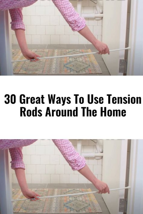 30 Great Ways To Use Tension Rods Around The Home Tension Rod Hacks, Vaporub Uses, Vicks Vaporub Uses, Tension Rods, Tension Rod, Vicks Vaporub, Humidifiers, Save Your Money, Landscape Wallpaper