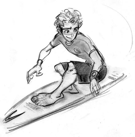 surfer dude Surfing Pose Reference Drawing, Surfing Poses Drawing, Surfing Drawing Reference, Surfing Pose Reference, Surfer Character Design, Surfing Reference, Surfing Pose, Surfing Drawing, Surfing Illustration