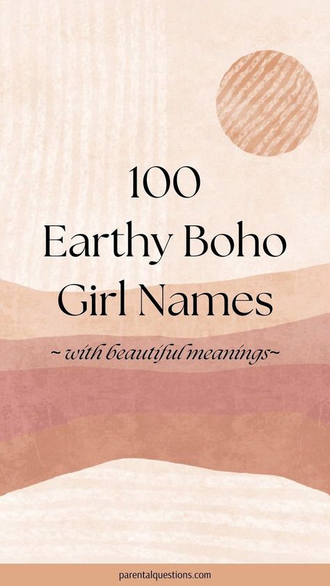 100+ earthy boho baby girl name ideas with meanings. Find the perfect hippie bohemian girl name with our list of 100 beautiful boho girls names with beautiful meanings. Click through for the full list. Boho Girl Names, L Girl Names, Hippie Girl Names, Hippie Words, Earthy Girl Names, Hippie Baby Girl, Names With Beautiful Meanings, Bohemian Baby Names, Bohemian Names