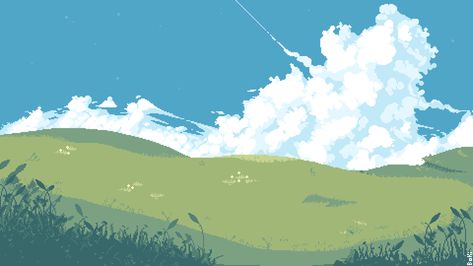 Those clouds were exhausting man (¯ . ¯٥) I put 110% of my best into this I hope this didnt go to waste! : PixelArt Pixel Art Wallpaper, Ipad Air Wallpaper, 2560x1440 Wallpaper, Wallpaper Notebook, Pixel Art Background, Pixel Art Tutorial, Cute Laptop Wallpaper, Desktop Wallpaper Art, Ipad Background