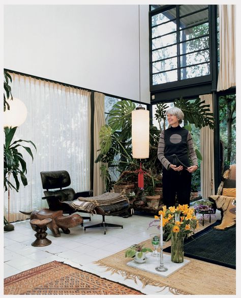 Q&A: At Home with Lucia Eames - Metropolis Eames House Interior, Lucia Eames, Neutral Eclectic, Cafe Rio, Eames House, Case Study Houses, Eames Office, Luxury Modern Homes, Architecture Magazines