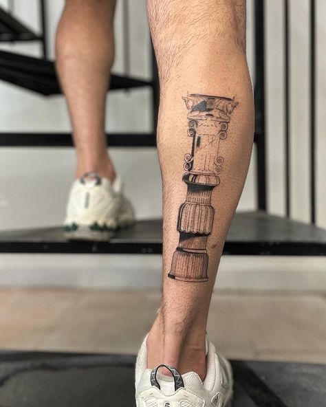 🏛️ work-in-progress: Persian (Persepolis) column. Calling this the 1-and-a-half moment of 2 parts, we have just a bit more to go! More dimension and contrast emerging with shadows filling in… staying crispy and clear. Every body is different and life is full. Logistically, this tattoo hasn’t been completed the way we anticipated— and, this has been an aligned process so that we can ensure the highest quality with everyone’s needs/capacities/schedules. Thank you for the collaboration and t... Persepolis Tattoo, Tattoo Persian, Greek Goddess Tattoo, Persian Tattoo, Around Arm Tattoo, Goddess Tattoo, Karl Urban, Custom Tattoo, Greek Goddess