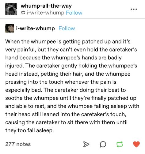 Whump Whump Caretaker, Whumptober Prompts, Whumpee Prompts Caretaker, Whumpee Prompts Comfort, Whumpee Prompts Captured, Whump Fanart, Whumpee X Caretaker Prompts, Whump Torture Writing Prompts, Whump Prompts Caretaker