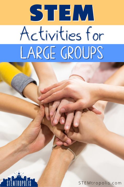 STEM Activities for Large Groups - If you’re an educator, a homeschooling parent, or simply want some fun activities for the family at home STEM activities for larger groups can create fun and enjoyable experiences that combine the power of science and cooperation. Whether it is a demonstration that engages with children’s minds or a team-building exercise that brings them together, STEMtropolis.com has what you need for activities, challenges, printables, and more! Stem Group Activities, Family Stem Activities, Team Building Stem Activities, Large Team Building Activities, Stem High School, Pto Ideas, Family At Home, Stem Ideas, Leadership Activities