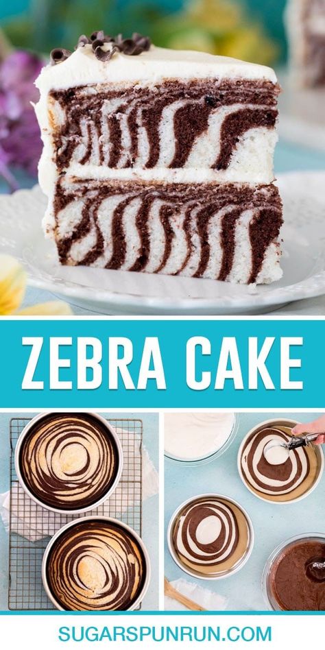 Zebra cake is such a showstopper! While it may seem daunting, I break down all of the steps so you can easily create this cake at home. Torturi Baby Shower, Cake At Home, Zebra Birthday, Animal Birthday Cakes, Wild Birthday Party, Jungle Cake, Safari Cakes, Zebra Cake, Animal Cake