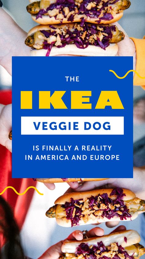 The IKEA Veggie Dog Is Finally a Reality in America and Europe Ikea Veggie Dog Recipe, Veggie Dog, Pescatarian Meals, Vegan Ideas, Veggie Dogs, Pescatarian Recipes, Plant Based Lifestyle, Dog Recipes, July 4