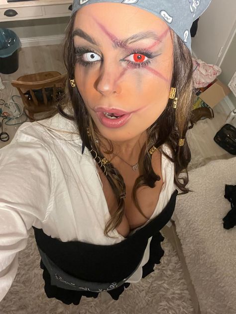 Pirate Makeup Looks, Scary Pirate Makeup, Scary Pirate, Pirate Makeup, Amazing Halloween Makeup, Inspo Instagram, Pirate Costume, Halloween Makeup, Halloween Costume