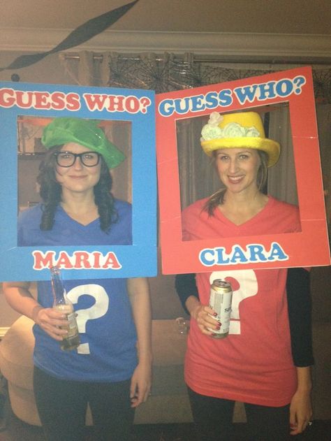 Board Game Fancy Dress, Guess Who Costume Diy, Guess Who Halloween Costume, Game Show Host Costume, Game Piece Costume, Guess Who Costume, Heather Costume, Diy Guess Who, Who Costume