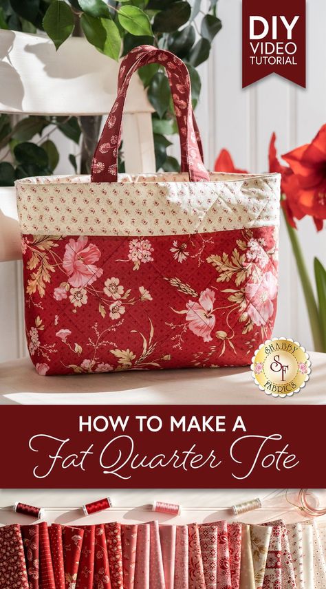 Fabric Totes To Sew, Quilting Bags Patterns, Quilted Grocery Bag Pattern, Notions Bag Sewing Pattern, Making Bags Free Pattern, Diy Quilted Bags And Totes, Sewing Patterns For Bags Free, Quilted Shopping Bag Patterns, Quilting Bags And Totes