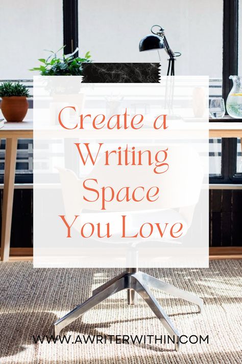 Tired of staring at a blank page? Maybe it’s not you; perhaps it’s the space you’re writing in. At A Writer Within, we think where you write matters. One of the best ways to get inspired and your pen moving is to design an inspiring writing space. Read the blog and find out how. www.awriterwithin.com Author Writing Space, Writers Room Ideas, Writing Desk Inspiration, Home Writing Space, Home Office For Writers, Writer Office Ideas, Writing Room Ideas Home Offices, Writing Studio Ideas, Writers Studio Work Spaces