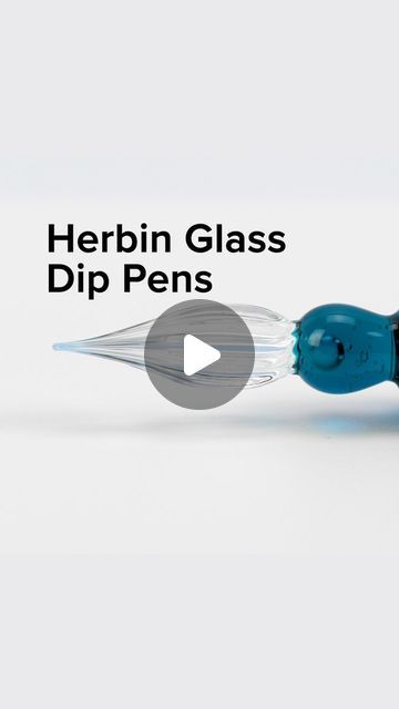 Blick Art Materials on Instagram: "Have you ever thought about using a glass dip pen? Herbin Round Glass Dip Pens are individual works of art - expertly hand-blown in the tradition of 16th-century Venice and made to last a lifetime. ✨They hold a surprising amount of ink, are easy to care for, and compatible with virtually any fountain or dip pen ink. ✍️ Perfect for formal correspondence, calligraphy, sketching, and more! 🛍️ Shop at the link in our profile!  _______________ #blickartmaterials #dippen #glassdippen #glasspen #pens #penandink #artsupplies #writinginstruments #createwithblick" Glass Calligraphy Pen, Glass Dip Pen Art, Glass Pen Calligraphy, Pen Magic, Glass Dip Pen, Fountain Pens Calligraphy, Dip Pen Ink, Glass Pen, Ink Pen Art