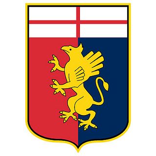 Genoa C.F.C. (Genoa Cricket and Football Club S.p.A.) | Country: Italy. País: Italia. | Founded/Fundado: 1893/09/07. Badge/Crest/Escudo. Italian Logo, Football Italy, Logo Young, Genoa Cfc, Ios 4, Genoa Italy, Soccer Logo, European Soccer, Sports Team Logos