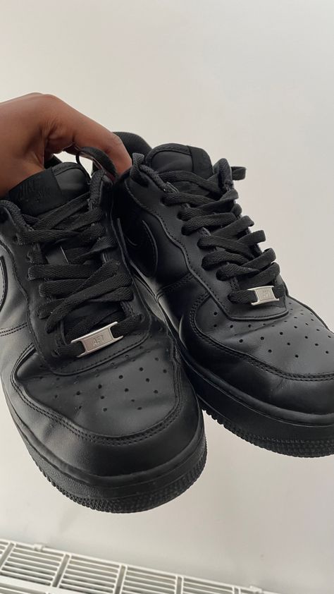 Air Force 1 Noir, Black Aesthetic, Air Force 1, Nike Air Force, Air Force, Force, Nike, Quick Saves, Clothes