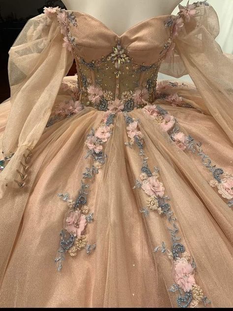 Brown Quinceanera Dresses, Debut Gowns, Debut Dresses, Champagne Quinceanera Dresses, Quinceanera Themes Dresses, Princess Gowns, Quinceanera Dresses Gold, Quinceñera Dresses, Dama Dresses