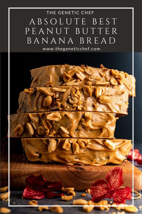 Banana Peanut Butter Chocolate Chip Bread, Banana Bread With Peanut Butter Chips, Pb2 Banana Bread, Peanut Banana Bread, Banana And Peanut Butter Recipes, Peanut Butter Banana Bread Healthy, Banana Chocolate Chip Peanut Butter, Banana Recipes No Butter, Banana Peanut Butter Bread